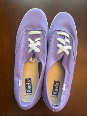 NWOT Purple canvas Keds